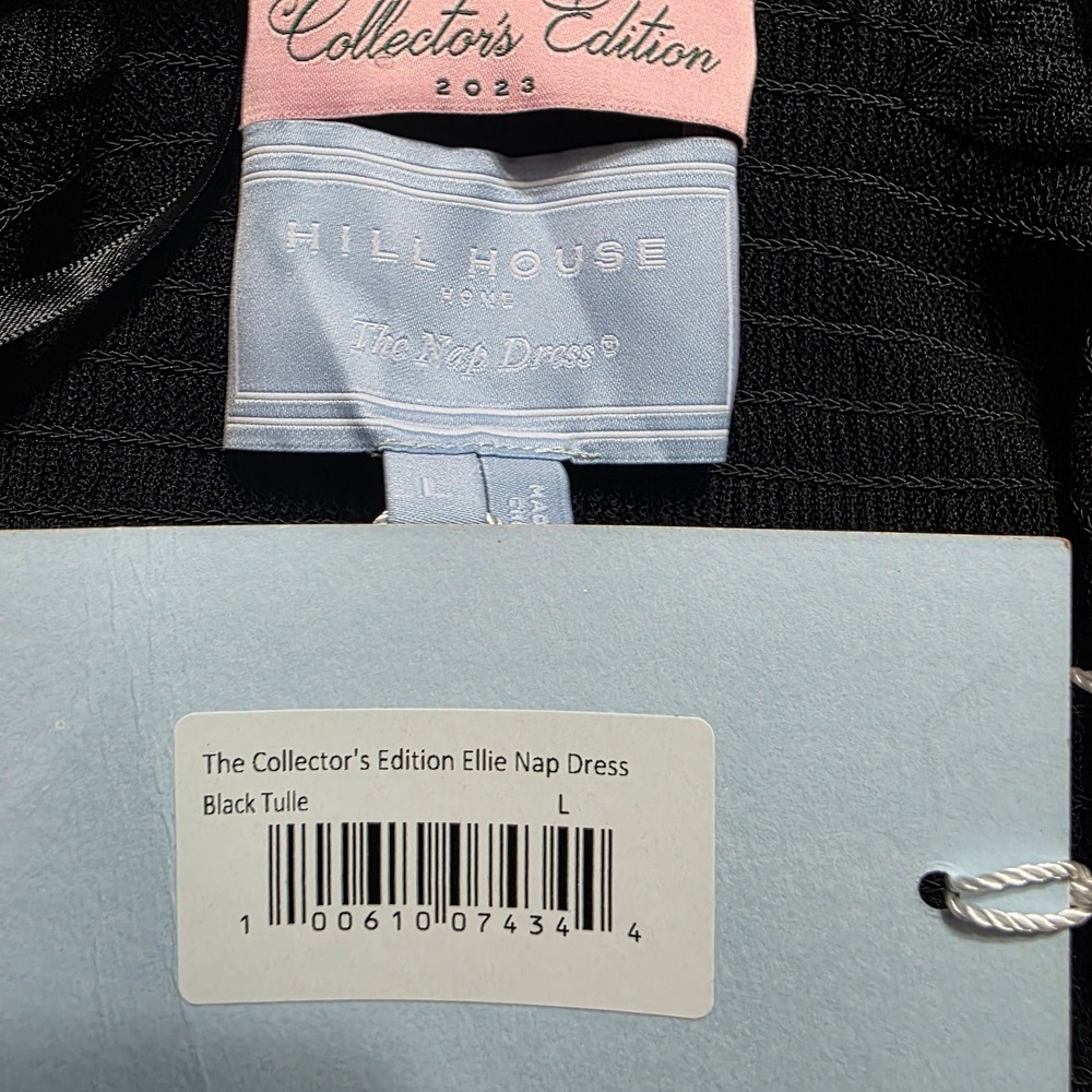 Hill House Home Women Large Ellie Nap Dress Black Tulle Collector's Edition 2023 - Picture 8 of 10